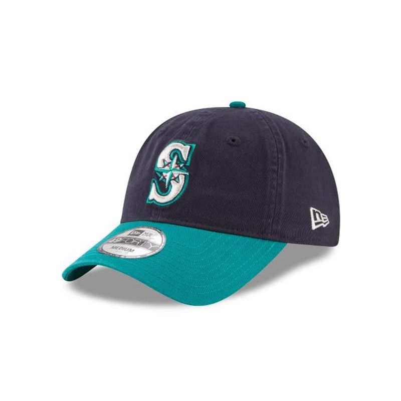 MLB Seattle Mariners Core Fit Alt 49Forty Fitted (JJS1857) - Blue New Era Caps